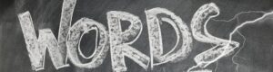 Words in chalk
