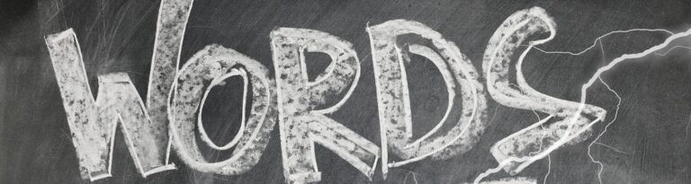 Words in chalk